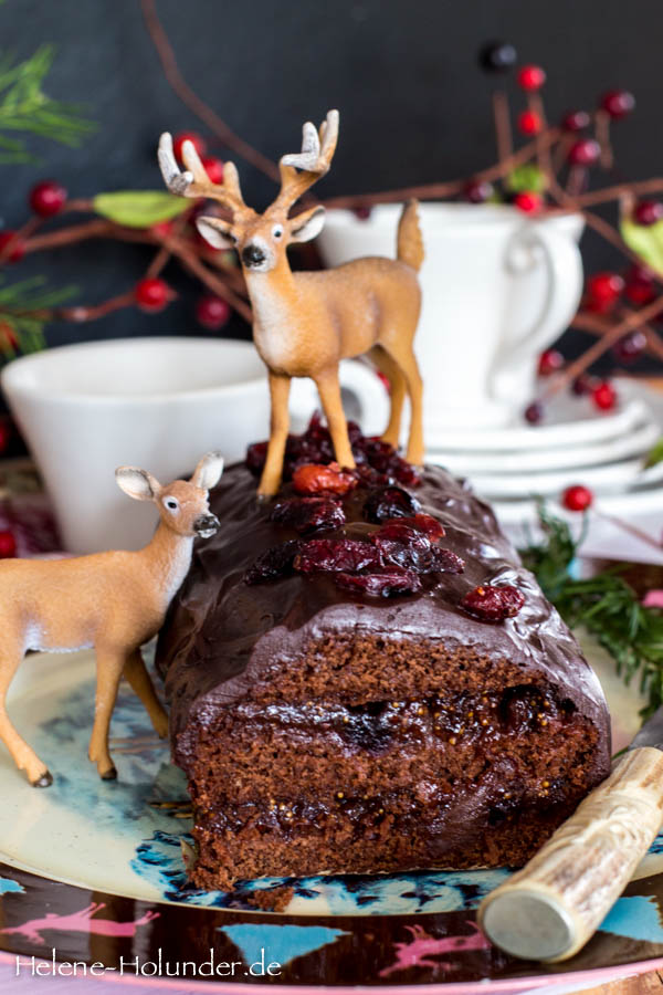 Chocolat Cranberry Christmas Delight, vegan, Helene Holunder